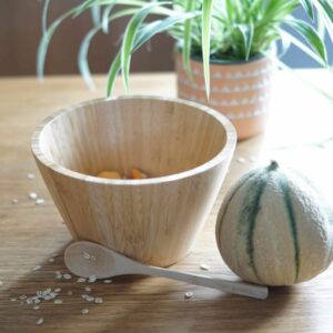 BOL EN BAMBOU BRUT 20X12