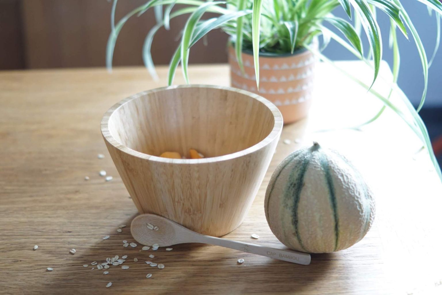 BOL EN BAMBOU BRUT 20X12