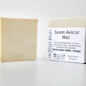 SAVON BIOLOGIQUE AVOCAT MIEL POUR BEBE 100G NATURE & PROGRES
