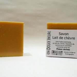 SAVON BIOLOGIQUE AU LAIT DE CHEVRE 100G NATURE & PROGRES