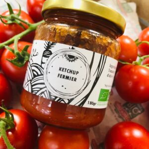 KETCHUP FERMIER AB 180G LES PANIERS SAUVAGES à THONAC