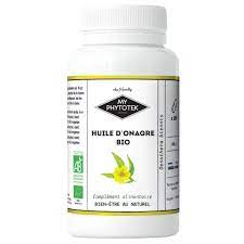 CAPSULES D'HUILE D'ONAGRE BIO - 120 CAPSULES - MY PHYTO