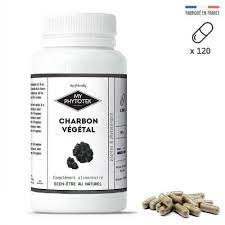 GELULES CHARBON ACTIF VEGETAL - 120 GELULES - MY PHYTO
