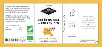 GELULES GELEE ROYALE + POLLEN BIO - 90 GELULES - MY PHYTO – Image 2