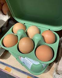 BOITE A OEUFS EN BIOPLASTQUE VERTE X6 OEUFS - AH TABLE! – Image 4