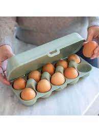 BOITE A OEUFS EN BIOPLASTIQUE VERTE X10 OEUFS - AH TABLE! – Image 2