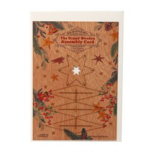 CARTE EN BOIS ETOILE - FORMES BERLIN