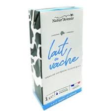 LAIT DE VACHE UHT DEMI ECREME 1L - NATUR'AVENIR
