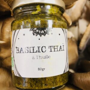 BASILIC THAÏ A L'HUILE AB 80GR - LES PANIERS SAUVAGES