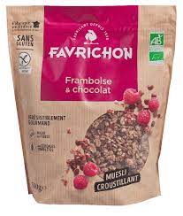 MUESLI CROUSTILLANT FRAMBOISE CHOCOLAT AB & SANS GLUTEN - FAVRICHON – Image 3