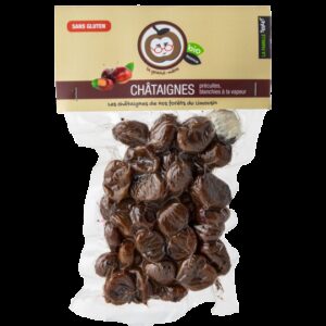 CHÂTAIGNES BIO PRECUITES BLANCHIES A LA VAPEUR 200G - FAMILLE TEULET