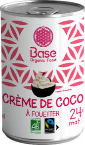 CREME DE COCO A FOUETTER 24%MG EQUITABLE AB 400ML - BASE ORGANIC FOOD