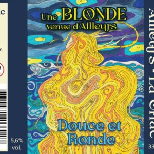 BLONDE DOUCE ET RONDE BIO 5,6% 33CL - BRASSERIE AILLEURS LA GNAC