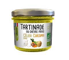TARTINADE AU CHEVRE FRAIS, CELERI RAVE, CURCUMA BIO 90G - SO CHEVRE