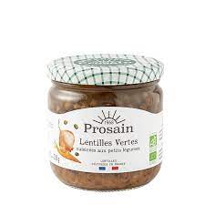 LENTILLES VERTES BIO CUISINES AUX PETITS LEGUMES 345G - PROSAIN