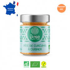 PÂTE DE CURCUMA A CUISINER BIO 130G - BASE ORGANIC FOOD