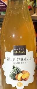 PUR JUS D'ANANAS BIO 75CL - MENEAU