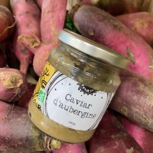 CAVIAR D'AUBERGINE BIO 180G - LES PANIERS SAUVAGES