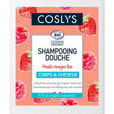 SHAMPOING DOUCHE FRUITS ROUGES BIO & VEGAN - COSLYS