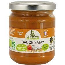 SAUCE SATAY BIO 190G - LE VOYAGE DE MAMABE