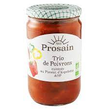 TRIO DE POIVRONS BIO 650G - PROSAIN