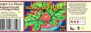 BIERE A LA FIGUE 33CL - BRASSERIE AILLEURS LA GNAC