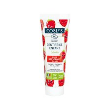 DENTIFRICE BIO & VEGAN FRAISE ENFANT SPECIAL DENTS DE LAIT 3/6 ANS 50ML - COSLYS