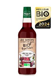 SIROP DE CANNE HIBISCUS BIO & EQUITABLE - MAISON MENEAU