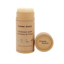 DEODORANT SOLIDE AU BEURRE DE CACAO BRUT BIO COSMOS ORGANIC 60G - COMME AVANT