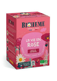 TISANE LA VIE EN ROSE BIO X 20 INFUSETTES - BIOHÊME