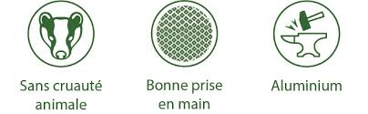 BLAIREAU DE RASAGE NOIR VEGAN - BAMBAW – Image 3