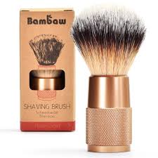 BLAIREAU DE RASAGE OR ROSE VEGAN - BAMBAW