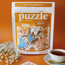 PUZZLE 500 PIECES MYOSOTIS & CAPUCINE - MAISON JOLIETTE – Image 2