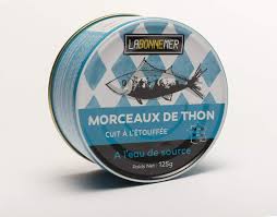 THON EN MORCEAUX AU NATUREL A L'EAU DE SOURCE 125G - LA BONNE MER