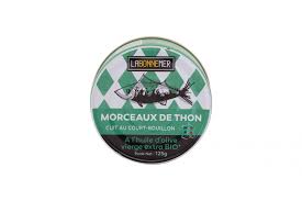 THON EN MORCEAUX A L'HUILE D'OLIVE VIERGE EXTRA BIO 125G - LA BONNE MER