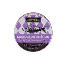 THON EN MORCEAUX A LA NICOISE BIO 125G - LA BONNE MER