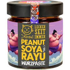 PEANUT SOYA RAYU BIO (condiment pour ramen) 160G - J.KINSKI