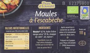MOULES A L'ESCABECHE BIO 111G - PHARE D'ECKMUHL – Image 2