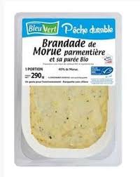BRANDADE DE MORUE BIO 290G - BLEU VERT