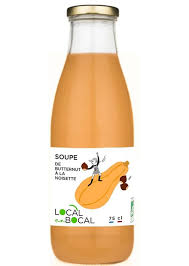 SOUPE DE BUTTERNUT A LA NOISETTE BIO 75CL - DU LOCAL EN BOCAL