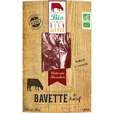 BAVETTE DE BOEUF BIO 150G - BIO & BIEN ELEVES
