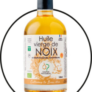 HUILE VIERGE DE NOIX BIO 200ML - DAUPHIN PASTOUREAU