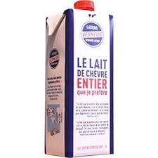 LAIT DE CHEVRE ENTIER PASTEURISE BIO 1L - GABORIT