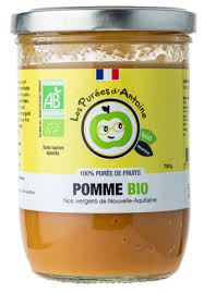 COMPOTE POMME BIO 750g - FAMILLE TEULET