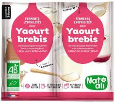 FERMENT POUR YAOURT AU LAIT DE BREBIS AB 2X6g - NATALI