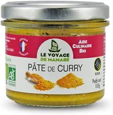 PATE DE CURRY JAUNE BIO 105G - LE VOYAGE DE MAMABE