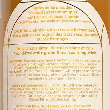 PETILLANT BIO S/ALCOOL RAISIN BLANC & NOIX 75cl - BULLES DE JARDINS – Image 2
