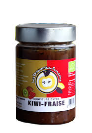 CONFITURE EXTRA DE KIWI FRAISE BIO 360g - FAMILLE TEULET