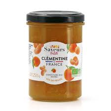CONFITURE BIO CLEMENTINE DE FRANCE 250g - SAVEURS ET FRUITS