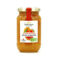 CONFITURE BIO 3 AGRUMES 320g - SAVEURS ET FRUITS